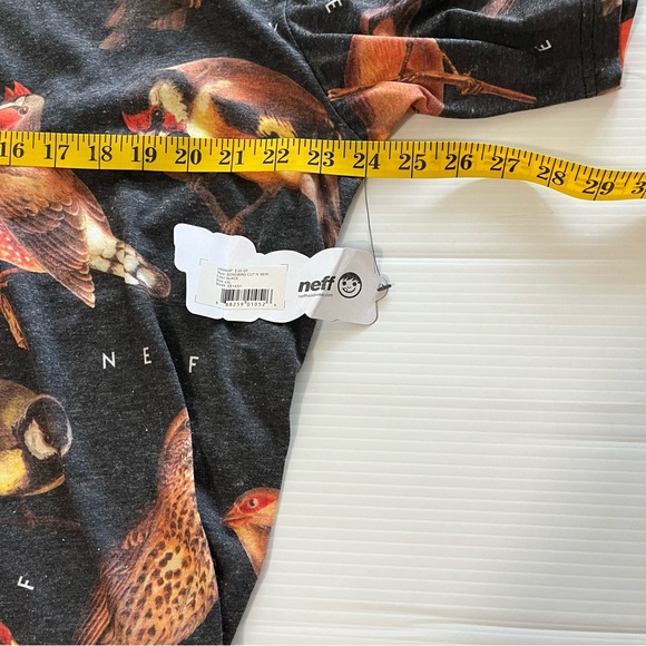 NEFF NWT Short Sleeve T-Shirt Black Express Multicolor Songbirds Cut N’Sew XXL - Picture 10 of 10